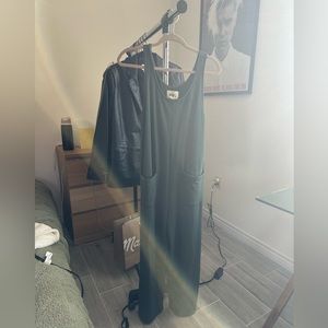 Madewell Sage Green Travel Jumpsuit